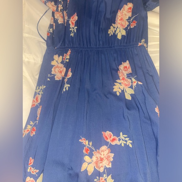 Blue Floral Dress - Picture 6 of 6